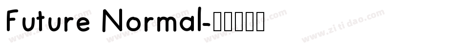 Future Normal字体转换